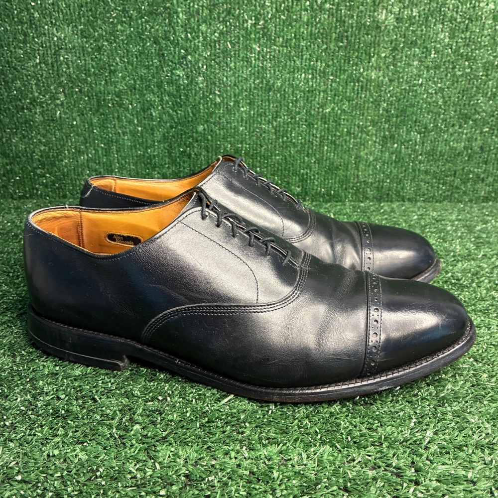 Allen Edmonds Byron Cap Toe Leather Oxford Dress Shoe Black Mens 11 EEE X-Wide